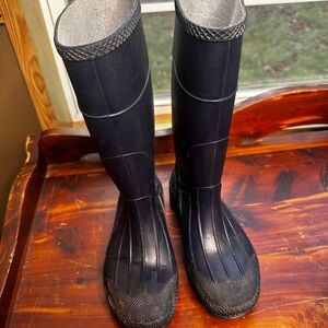 Servus Black Tall Rubber Boots